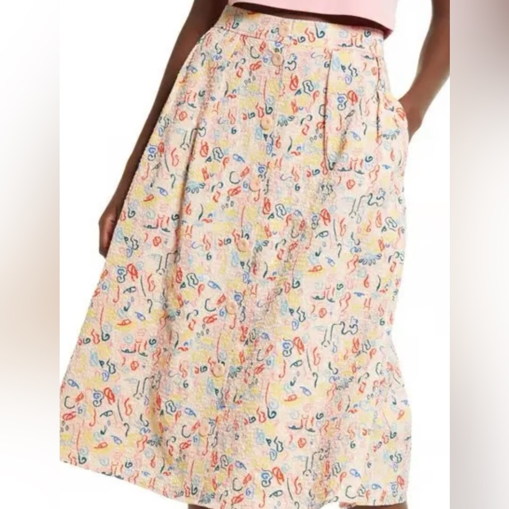 Cristina Martinez for Nordstrom Button up skirt 10